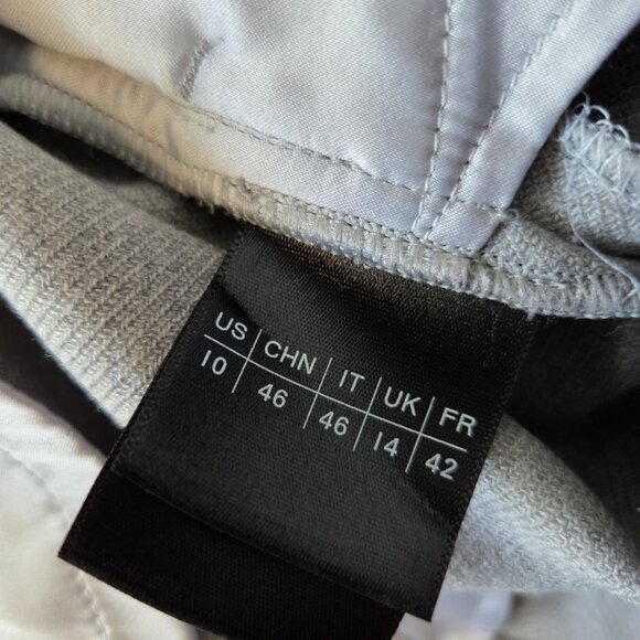 LIKE NEW LAFAYETTE 148 NEW YORK GATES LIGHT GREY WOOL PANTS WOMENS SIZE 10 - Picture 12 of 16